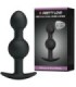 PRETTY LOVE - BOLAS ANALES SILICONA ESTIMULACION ESPECIAL 10.3 CM NEGRO