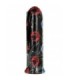 ALL BLACK - DILDO NEGRO 19 CM