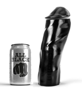 ALL BLACK - DILDO REALÍSTICO 20 CM