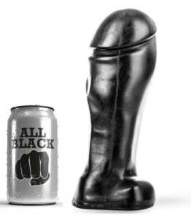 ALL BLACK - DONG 22 CM PUNTA ANCHA