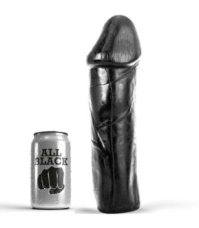 ALL BLACK - DONG 28 CM SIN TESTÍCULOS