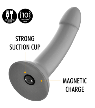 MYTHOLOGY - RUNE MAJESTIC DILDO S - VIBRADOR COMPATIBLE CON WATCHME WIRELESS TECHNOLOGY