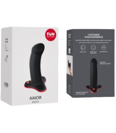 FUN FACTORY - AMOR DILDO PRINCIPIANTES NEGRO