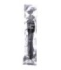 ALL BLACK - DUCHA ANAL SILICONA 27 CM