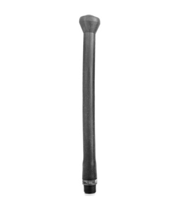 ALL BLACK - DUCHA ANAL SILICONA SISTEMA STOPPER 27 CM