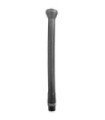 ALL BLACK - DUCHA ANAL SILICONA SISTEMA STOPPER 27 CM