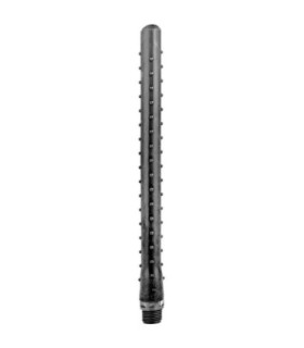 ALL BLACK - RIDGED DUCHA ANAL SILICONA 27 CM