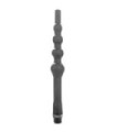 ALL BLACK - BEADED DUCHA ANAL SILICONA 27 CM