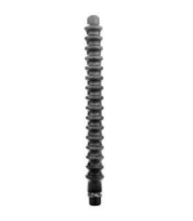 ALL BLACK - MEGA RIPPLE DUCHA ANAL SILICONA 28.5 CM