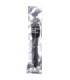 ALL BLACK - MEGA RIPPLE DUCHA ANAL SILICONA 28.5 CM