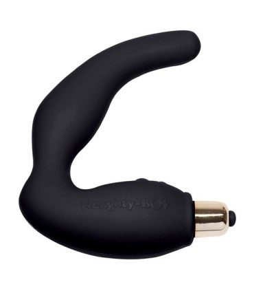 ROCKS-OFF - NAUGHTY-BOY MASAJEADOR DEL PUNTO G MASCULINO 7 V NEGRO