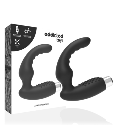 ADDICTED TOYS - VIBRADOR PROSTÁTICO RECARGABLE MODEL 2 - NEGRO