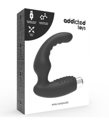 ADDICTED TOYS - VIBRADOR PROSTÁTICO RECARGABLE MODEL 2 - NEGRO