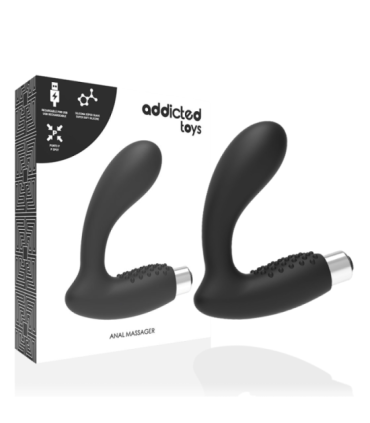 ADDICTED TOYS - VIBRADOR PROSTÁTICO RECARGABLE MODEL 5 - NEGRO