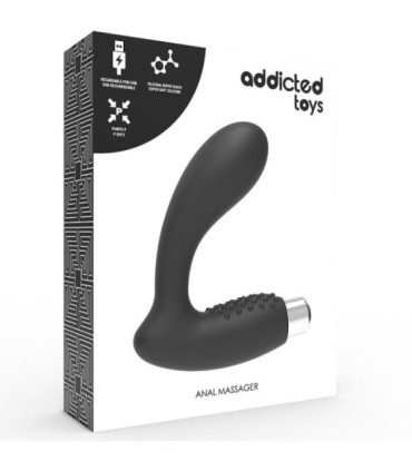 ADDICTED TOYS - VIBRADOR PROSTÁTICO RECARGABLE MODEL 5 - NEGRO