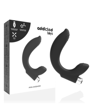ADDICTED TOYS - VIBRADOR PROSTÁTICO RECARGABLE MODEL 7 - NEGRO