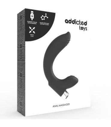 ADDICTED TOYS - VIBRADOR PROSTÁTICO RECARGABLE MODEL 7 - NEGRO