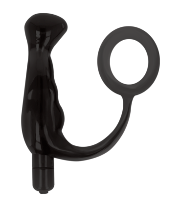 ADDICTED TOYS - VIBRADOR PROSTÁTICO NEGRO 10 CM