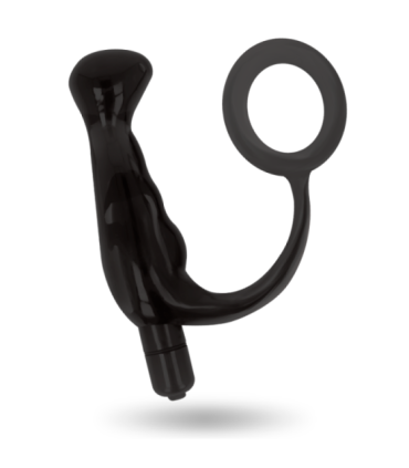 ADDICTED TOYS - VIBRADOR PROSTÁTICO NEGRO 10 CM
