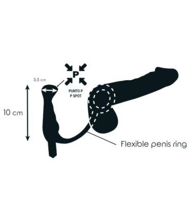 ADDICTED TOYS - VIBRADOR PROSTÁTICO NEGRO 10 CM