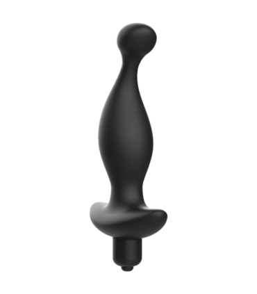ADDICTED TOYS - MASAJEADOR ANAL CON VIBRACIÓN NEGRO MODELO 1