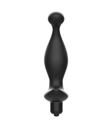 ADDICTED TOYS - MASAJEADOR ANAL CON VIBRACIÓN NEGRO MODELO 1