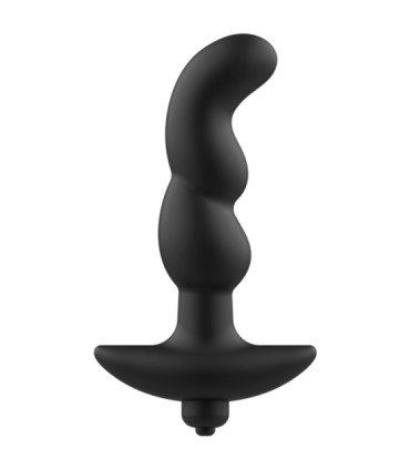 ADDICTED TOYS - MASAJEADOR ANAL CON VIBRACIÓN NEGRO MODELO 2