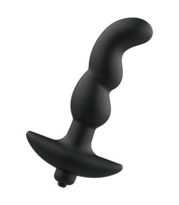 ADDICTED TOYS - MASAJEADOR ANAL CON VIBRACIÓN NEGRO MODELO 2
