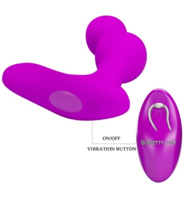 PRETTY LOVE - TERRANCE MASAJEADOR VIBRADOR ANAL CON CONTROL REMOTO