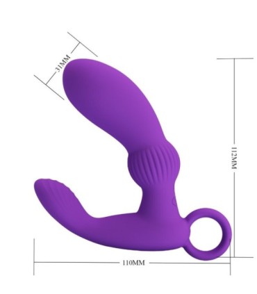 PRETTY LOVE - CAYLA MASAJEADOR VIBRADOR ANAL LILA