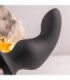 ROCKS- OFF - RO- ZEN RRO PLUG ANAL CON ANILLO VIBRADOR PARA EL PENE NEGRO