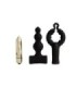 ROCKS- OFF - PETITE SENSATIONS BUBBLES PLUG ANAL VIBRADOR NEGRO