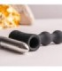 ROCKS- OFF - PETITE SENSATIONS PEARLS PLUG ANAL VIBRADOR NEGRO