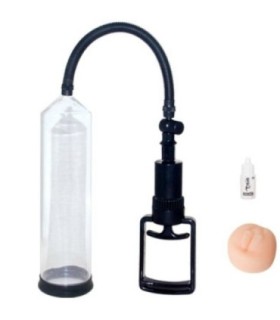 BAILE - BOMBA DE ERECCION TIRADOR Y BOQUILLA VAGINA 20 CM