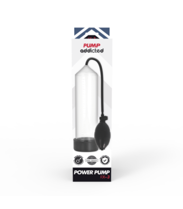 PUMP ADDICTED - BOMBA ERECCIÓN RX3 TRANSPARENTE
