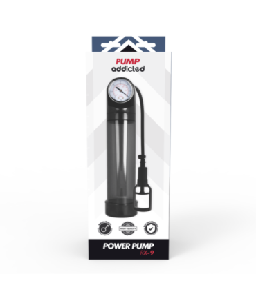 PUMP ADDICTED - BOMBA ERECCIÓN RX9 NEGRO