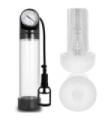 PUMP ADDICTED - BOMBA ERECCIÓN RX9 TRANSPARENTE CON MASTURBADOR