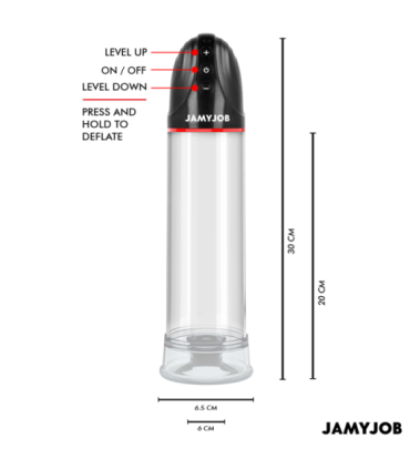 JAMYJOB - XPAND BOMBA AUTOMÁTICA 3 NIVELES DE ONDAS ESTIMULADORAS GRIS