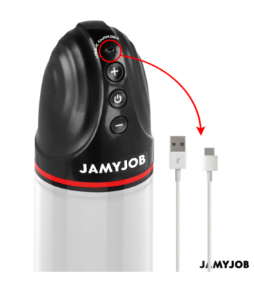 JAMYJOB - XPAND BOMBA AUTOMÁTICA 3 NIVELES DE ONDAS ESTIMULADORAS GRIS