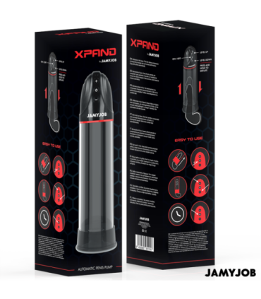JAMYJOB - XPAND BOMBA AUTOMÁTICA 3 NIVELES DE ONDAS ESTIMULADORAS GRIS