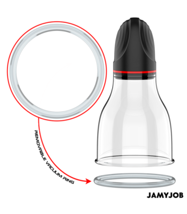 JAMYJOB - XPAND LITE BOMBA AUTOMTICA DE TESTÍCULOS 3 NIVELES DE ONDAS ESTIMULADORAS GRIS