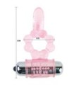 BAILE - ANILLO SILICONA 10 RITMOS LENGUA CON VIBRACIÓN ROSA