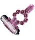 BAILE - ANILLO SILICONA 10 RITMOS LENGUA CON VIBRACIÓN ROSA