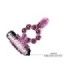 BAILE - ANILLO SILICONA 10 RITMOS LENGUA CON VIBRACIÓN ROSA
