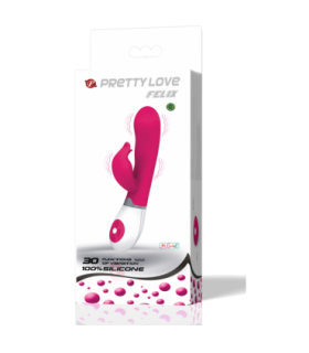 PRETTY LOVE - FLIRTATION VIBRADOR CON ESTIMULADOR FELIX