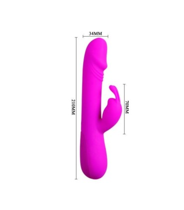 PRETTY LOVE - FLIRTATION VIBRADOR CON RABBIT CLEMENT