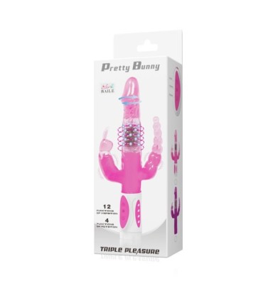 BAILE - PRETTY BUNNY TRIPLE VIBRADOR ROTADOR