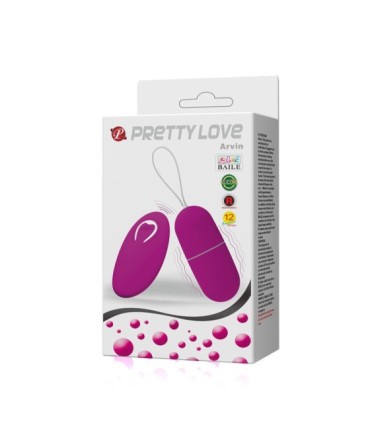 PRETTY LOVE - HUEVO VIBRADOR ARVIN CONTROL REMOTO 12V
