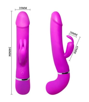 PRETTY LOVE - VIBRADOR HENRY 12 MODOS DE VIBRACIÓN Y FUNCIÓN SQUIRT
