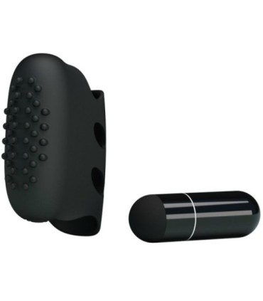 PRETTY LOVE - FLIRTATION DEDAL CON VIBRACIÓN STEWARD NEGRO